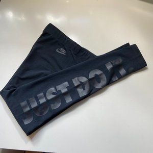 Black Nike Womens 'Just Do It' Leggings